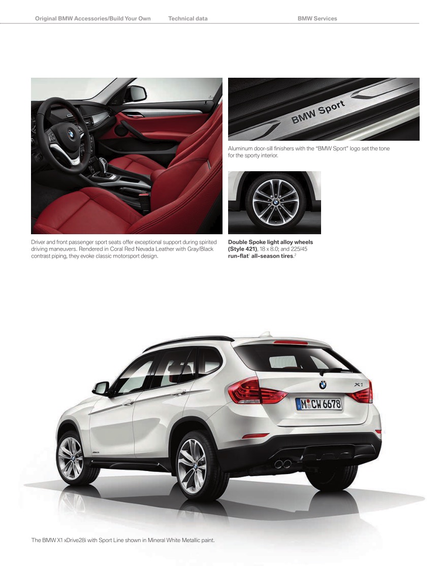 2015 BMW X1 Brochure Page 14